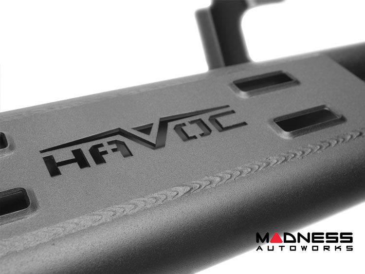 Ford Bronco Rock Sliders - 4 Door - Trailcrawler - Textured Black - Havoc 